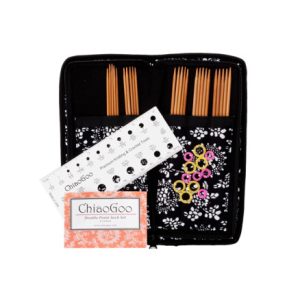 ChiaoGoo Strømpepindesæt Bambus 15 cm 2,25-3,25 mm 5 størrelser