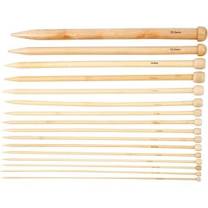 Strikkepinde, 35 cm, 16 par